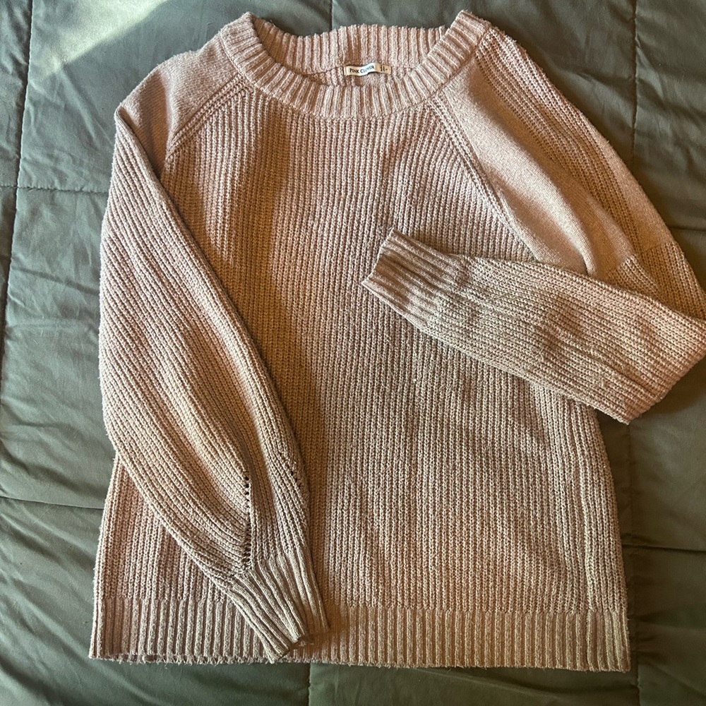 Like pink, Pink Clover thick sweater